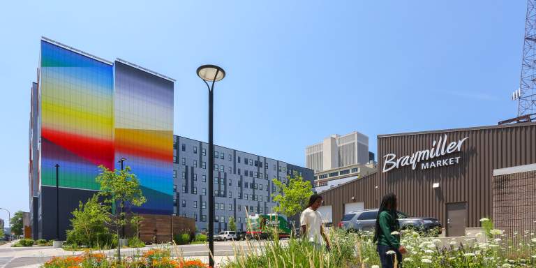 201 Ellicott Street Mixed-use Development